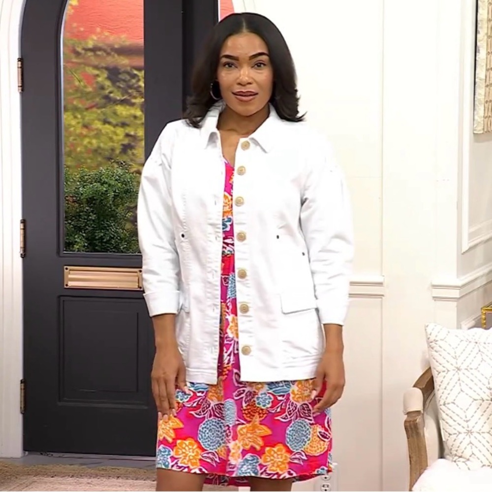 AnyBody White Utility Jacket